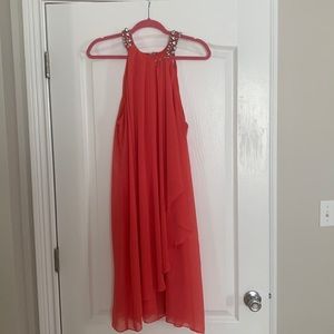 Beautiful coral dress